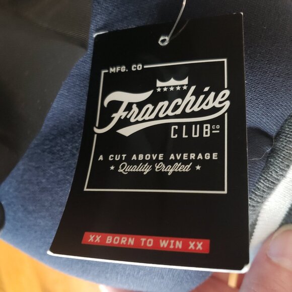 Franchise Club Mens Size XL Michigan Wolverines Sport Hooded Coat Jacket Navy - Picture 8 of 11